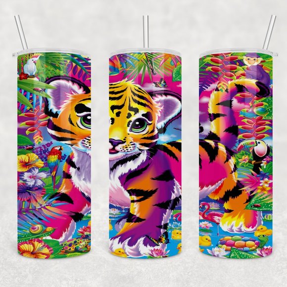 Other - Lisa Frank - "Forrest the Tiger" Tumbler